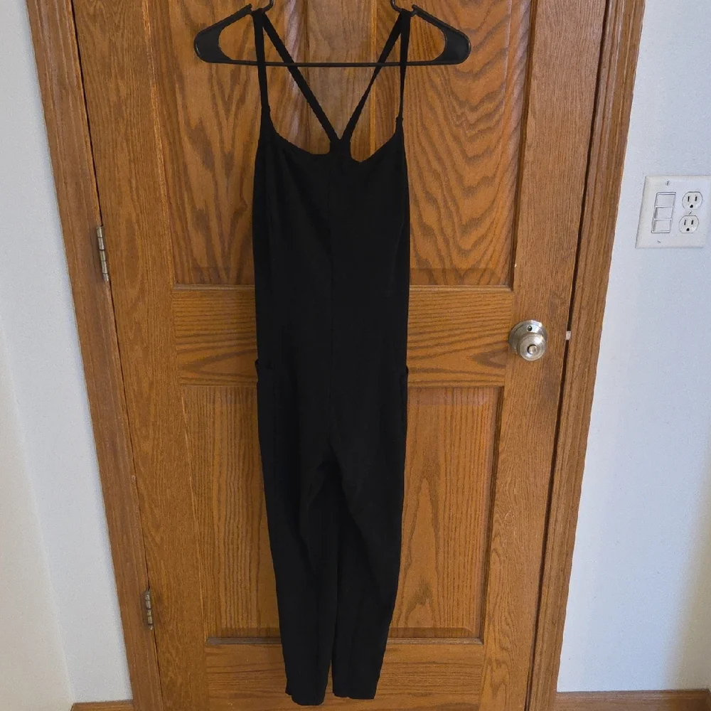 Victoria's Secret Black Strappy Jumpsuit - Picture 2 of 7